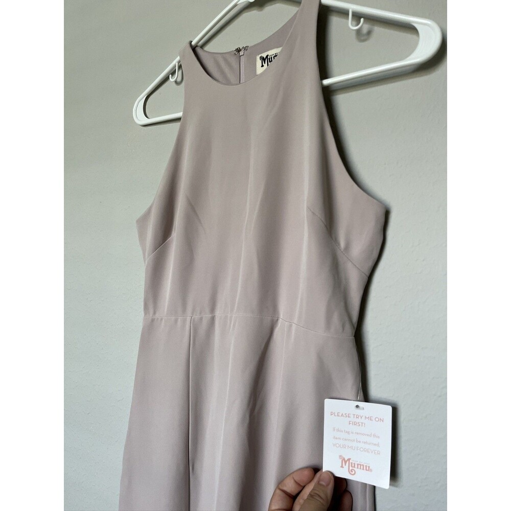NEW Show Me Your MuMu XXS Vintage Rose Chicago High Neck Gown Dress Bridesmaid - Picture 3 of 9